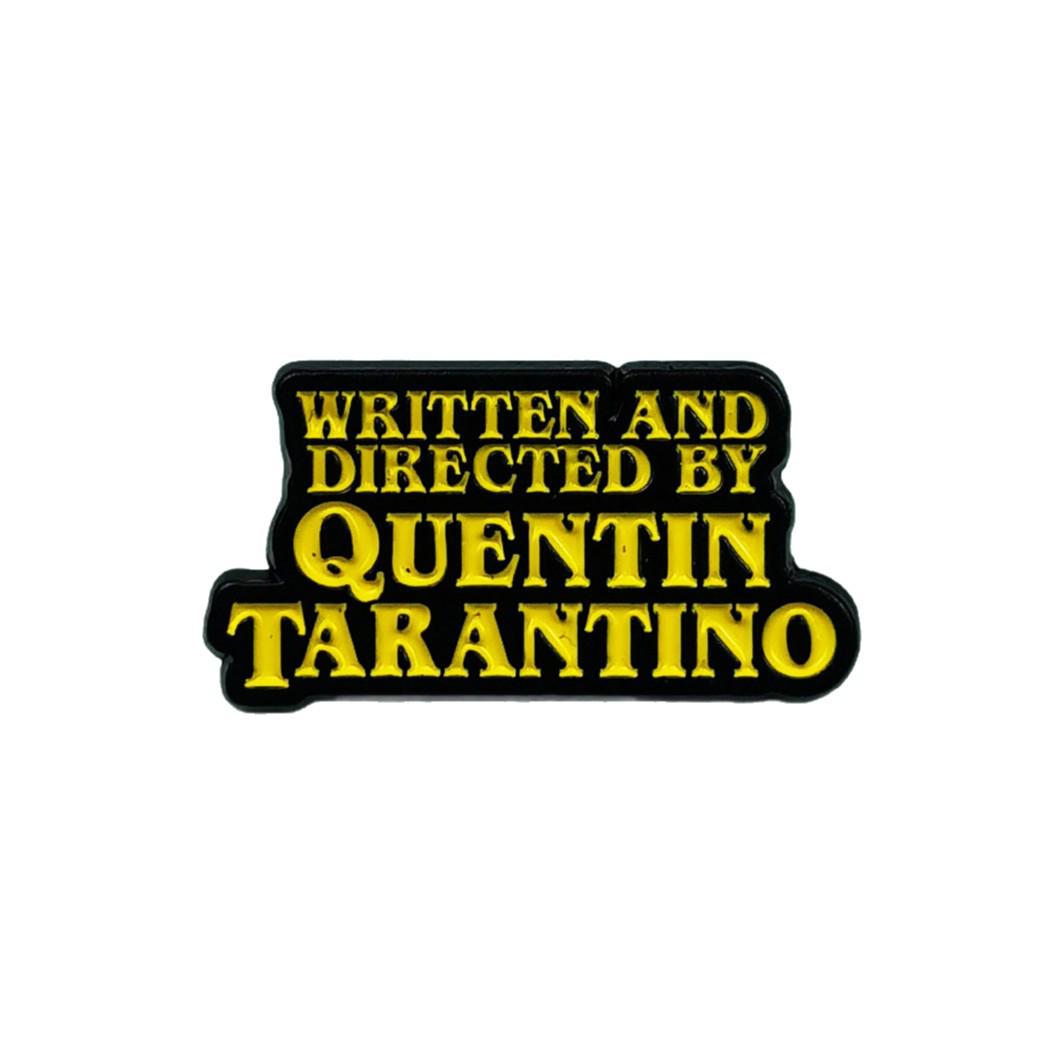Yellow English Letter Quote Brooch - Versatile Enamel Alloy Badge for Clothing & Backpack Accessories