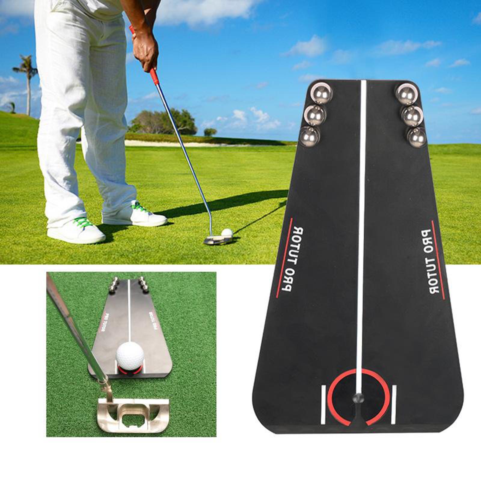 

Golf Putting Alignment Mirror Putt Training Aid Trainer Eye-Line Practice