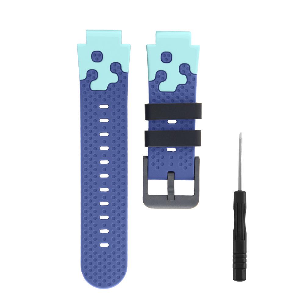 Farbiges Silikon-Uhrenarmband für Xiaotiancai Kinder-Telefonuhrenmodelle: D2, D3, D5, Z1, Z2, Z5, Z6, Z7, Z8, AQ1, CR