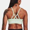 Under Armour Seamless Long Letter Print Low-Intensity Sports Bra Women Underwear Water-Foam-Green 1357719-335