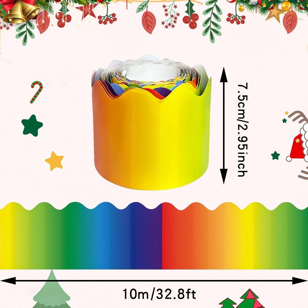 No Adhesive Border Paper Paper Stickers Creative Decorative Stickers