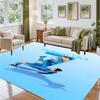 Cristiano Ronaldo Design Kristall Samt Teppich Weiche Dekorative Matte für Schlafzimmer Eingang