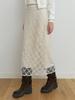 Liel Faint Lace Skirt (Natural)