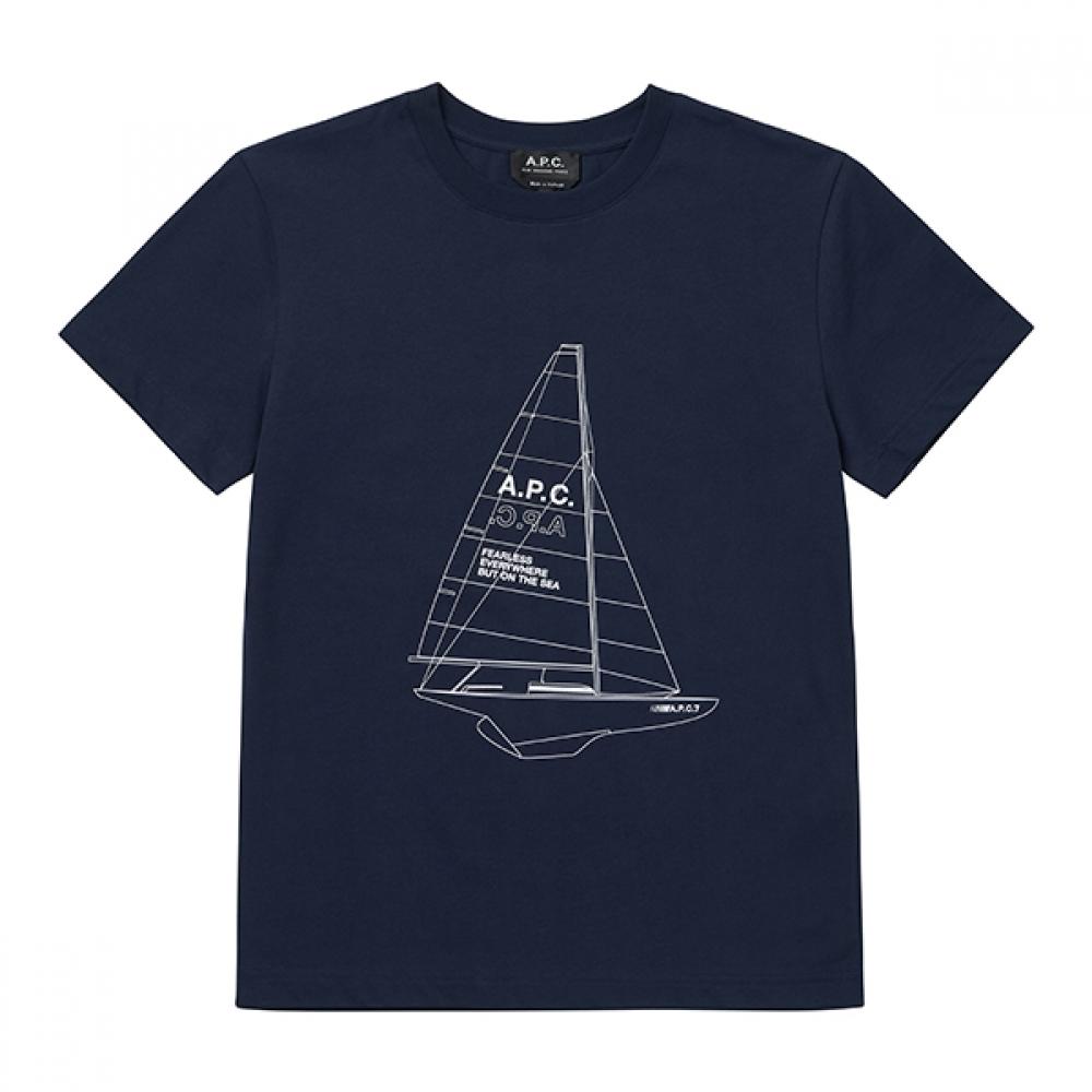 

Apesse Codeu M26203 Iak Dark Navy Jeannot Jano Sailboat Common Short Sleeve Tee CODEU M26203 IAK DARK NAVY (XXS)
