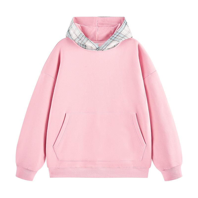 New Hong Kong Style Autumn and Winter Men's Loose Hooded Pullover Sweatshirt for Youth Fashion Casual Sports Top