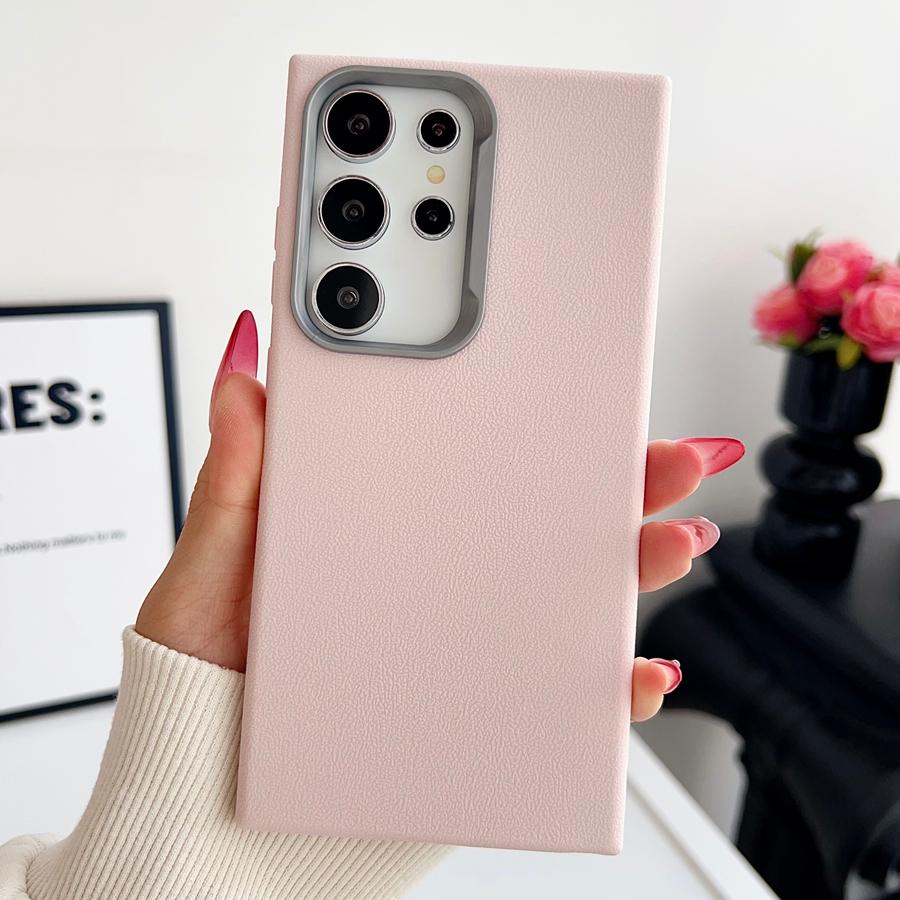 

Ультратонкий кожаный текстурный чехол для телефона TPU для Xiaomi Redmi Note 13 12 11 10 9 8 Redmi 14 13 12 10 Honor X9B X9C X8B X8A X7C X6B противоударный чехол Redmi Note 12 Pro 5G розовый