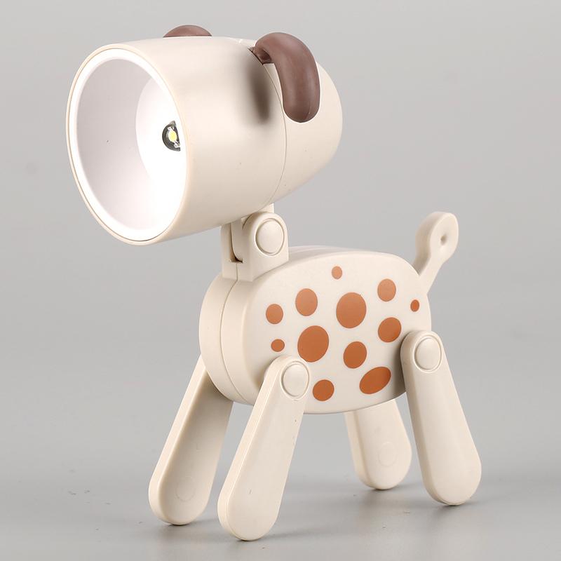 Creative Mini Led Desk Lamp Cartoon Folding Table Lamp Kids Room Bedroom Reading Book Light DIY Desktop Ornament Holiday Gifts