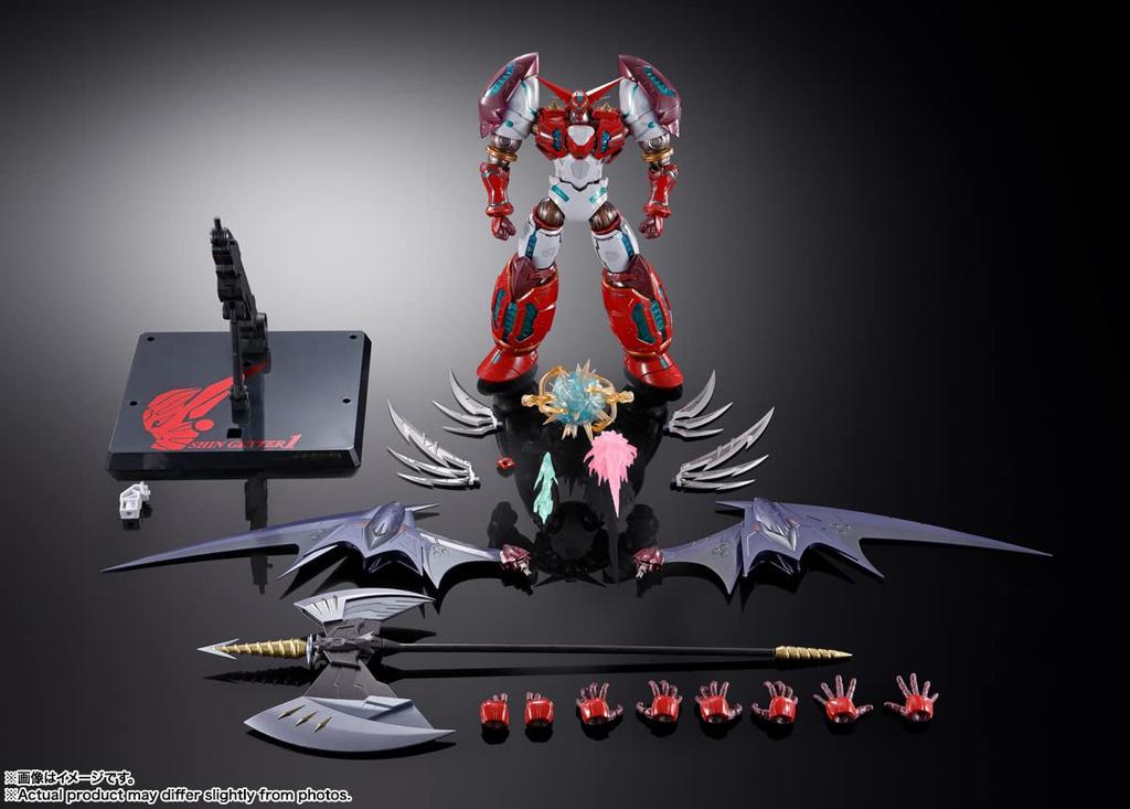 TAMASHII NATIONS METAL BUILD DRAGON SCALE Shin Getter Robo Last Day of the World Shin Getter 1 220mm ABS Diecast PVC Painted Movable Figure Approx. &