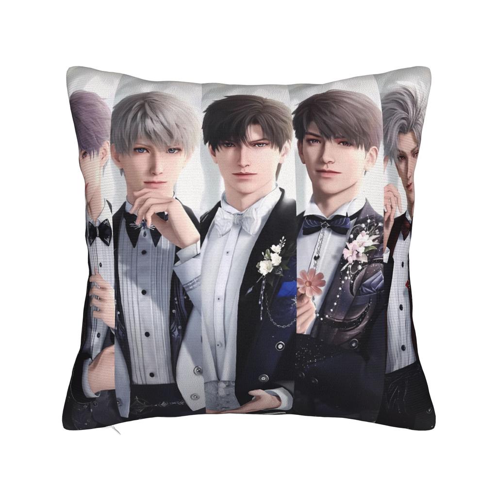 Love and Deepspace Pillow Cover Game for Girls Vintage Pillow Case For Wedding Party Home Decor Custom Pillowcases Present