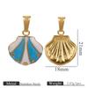  3pcs Stainless Steel Ocean Series Oil Drop Pendant DIY Handmade Jewelry Bracelet Necklace Accessories Wholesale