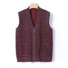 Vest Jacket Middle-aged and Elderly Knitted Sweater Vest Casual Grandma Autumn Top