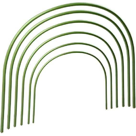 Hoops for Garden,Greenhouse Hoops Wire Tunnel Hoops with Plastic Coated Hoops for Garden Fabric,Plant Support Garden Stakes