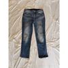 20% Off for One Piece, 50% Off for Two Pieces, Export USA Off for Big Brand NY Ankle-Length Thin Autumn Blue Trousers Split Denim