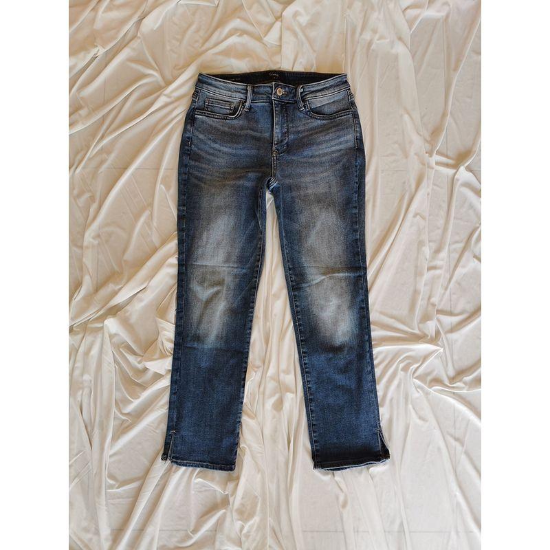 20% Off for One Piece, 50% Off for Two Pieces, Export USA Off for Big Brand NY Ankle-Length Thin Autumn Blue Trousers Split Denim