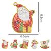 5/10pcs Diamond Painting Christmas Santa Claus Pendant Decoration Atmosphere Decor for Children Christmas Gift Natal Navided