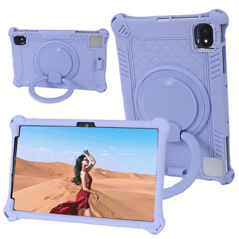 360 Rotating Soft Silicone Kids Safe Case For OPPO Pad Air 10.36inch Handle Kickstand Protective Tablet Cover