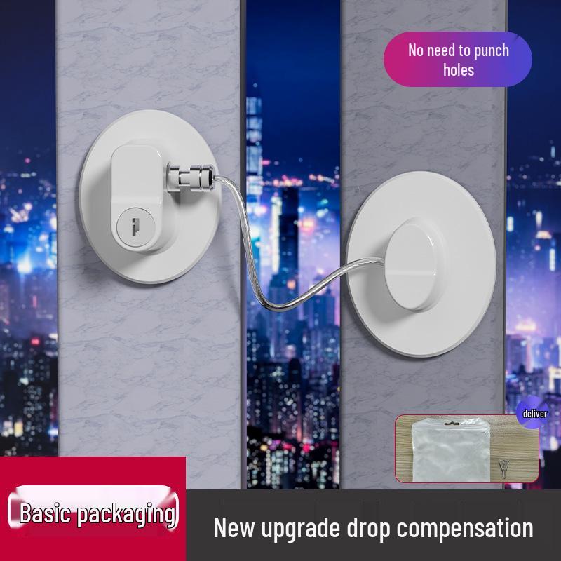 Child-Safe No-Drill Multifunctional Lock: For Windows, Fridges, Drawers, Cabinets, Toilets