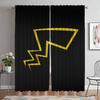 Elegant Room Curtains for Camera Pokemon Blackout Curtain for Room 2 Panel Home Interior Curtains Shades Halloween Decoration