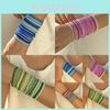 Handmade Beaded Stackable Bracelets Collection With Electroplated Finish For Summer