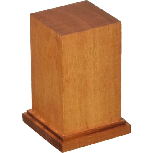 

GSI Creos Wooden Display Base, Square, Large, 60mm Square, 90mm Tall, Hobby Display Base DB004
