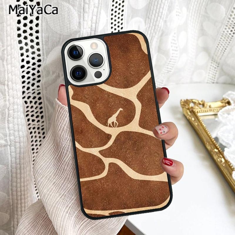 Giraffe Skin Pattern Phone Case Cover For iPhone 17 Air 16 15 6s Plus 11 12 13 14 Pro Max Shell Coque