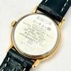 Used [Beautiful/New Battery] SEIKO AVENUE Ladies Watch Gold 1F21-0G10 450195 New Belt Engraved