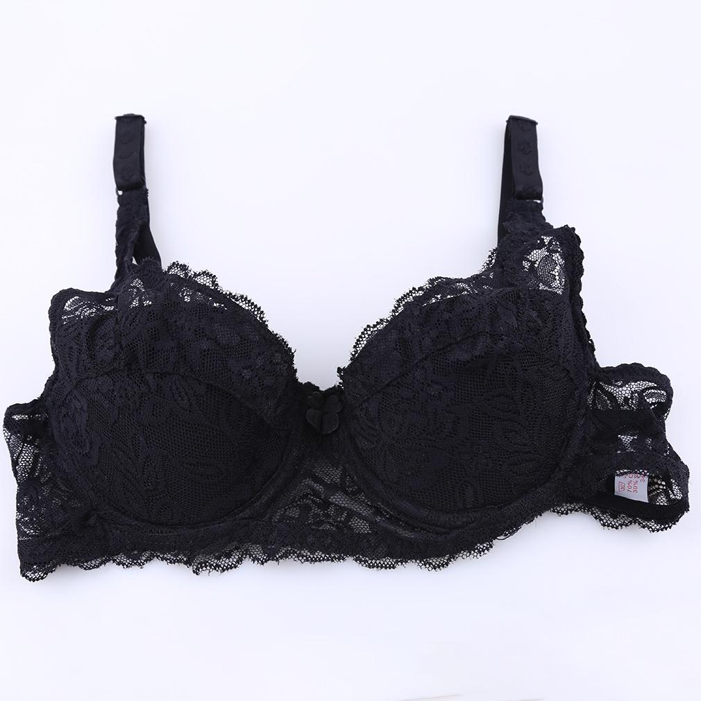 Luxury Women Charming Sexy Bra Lace Mesh Ultra-Thin Bra