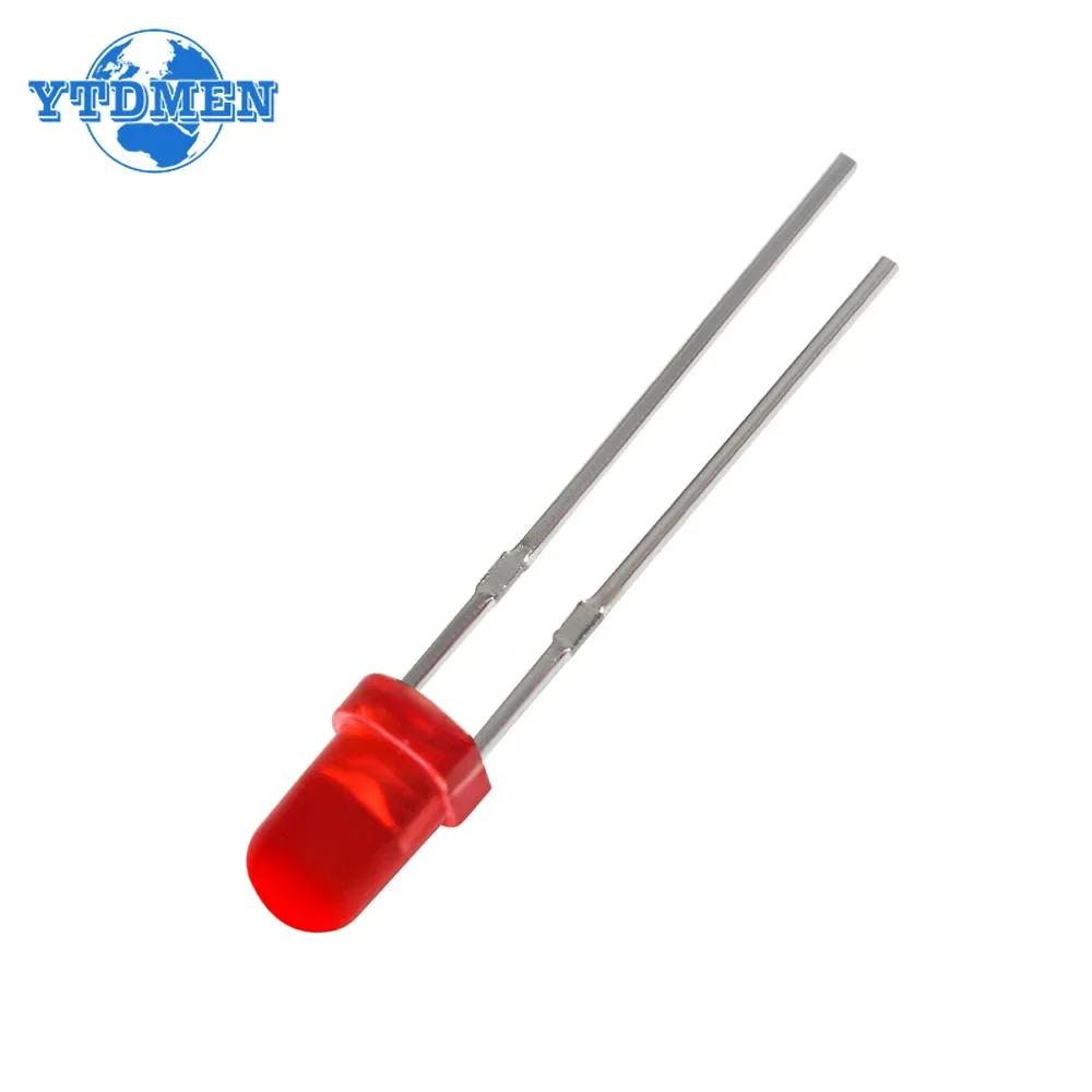 50/100 STÜCKE F3 Super Helle LED Diode 3MM Rote Leuchtdioden DIY Kit