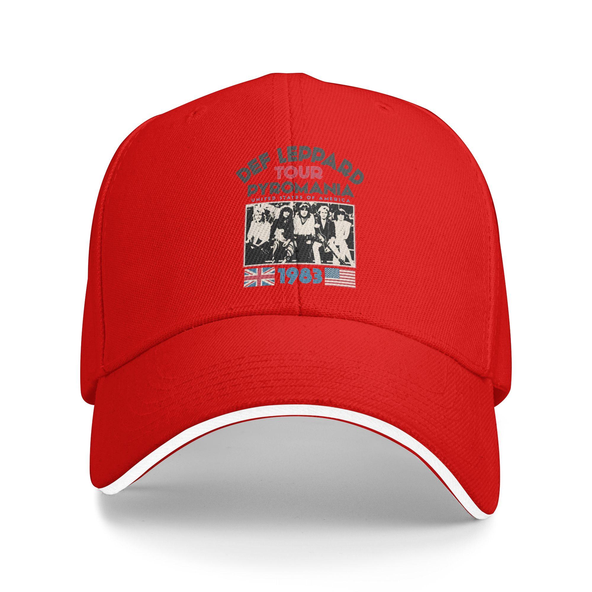 

Def Leppard Rock Band Baseball Cap Outdoor Gym SunProof Hip Hop Hats Men Women Fashion Custom Logo Baseball Caps One Size
