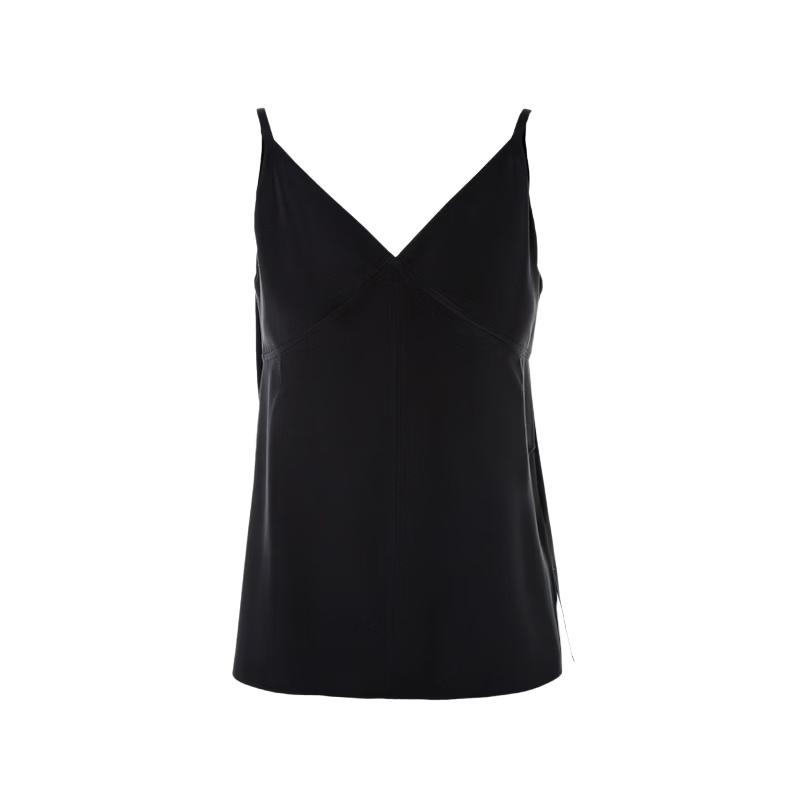 Mulberry Silk V-Neck Camisole Top L
