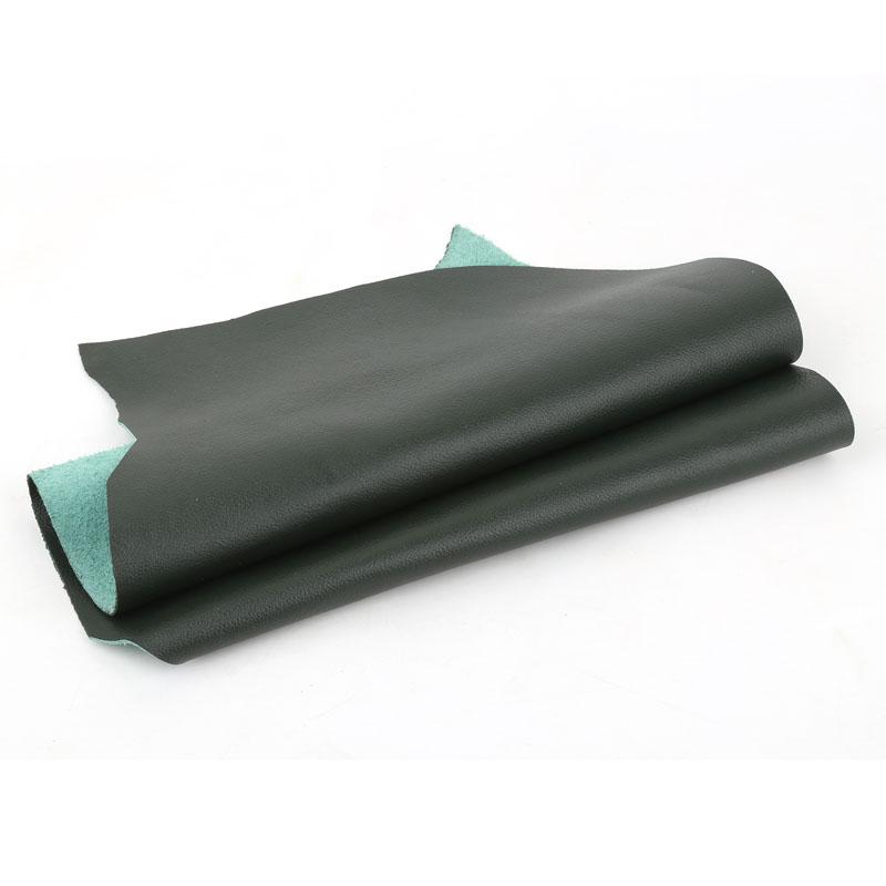 Dark green 1.2mm thick embossed leather material, first layer cowhide, genuine leather, art soft leather sofa seat headboard lea