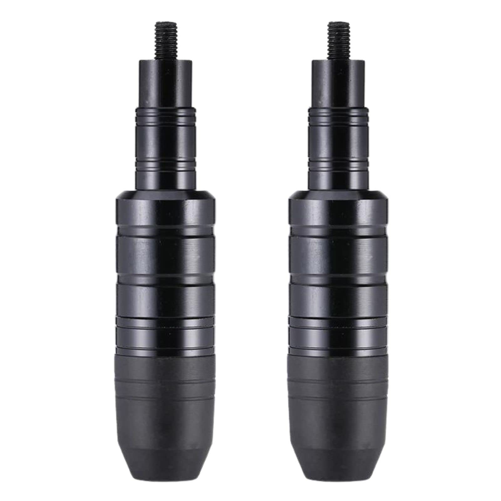 

[Teagle Blanc] Engine Guard Muffler Guard Slider Protector Bike Crash Frame Universal Left and Right Pair Set (Black)