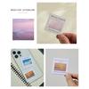Translucent Landscape Film Bookmark Aesthetic Book Page Reading Accessories Diy Decorative Card Pendant Keychain