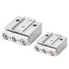 SMC Micro Guide Rod Cylinder MGJ/TCM6/MGJ-10-5 MGJ-10-15-20-25-30-40 Small Three-rod Cylinder
