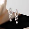 925 Sterling Silver Hoop Earrings: 2025 Modern Niche Design - Elegant & Luxurious for Women