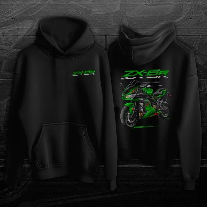 Sportbekleidung mit Kapuze aus dem Jahr 2025 für den Alltag und die Freizeit, modischer und cooler Kawasaki-Logo-Rennanzug für die Straße