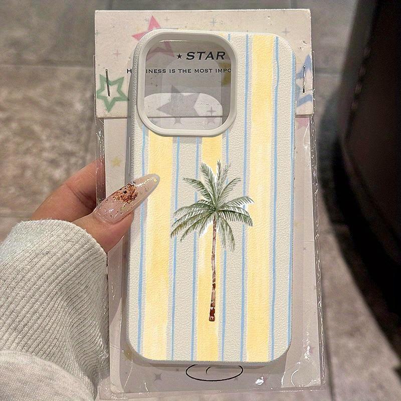 Silicone Phone Case For IPhone 17 17Air 16 15 14 Plus 13 12 11 Pro Max Luxury Fresh Striped Design Lichee Pattern Soft Cover