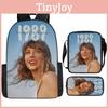 Taylor Swift Alison Printed Backpack Student Schoolbag Shoulder Bag Pencil Bag