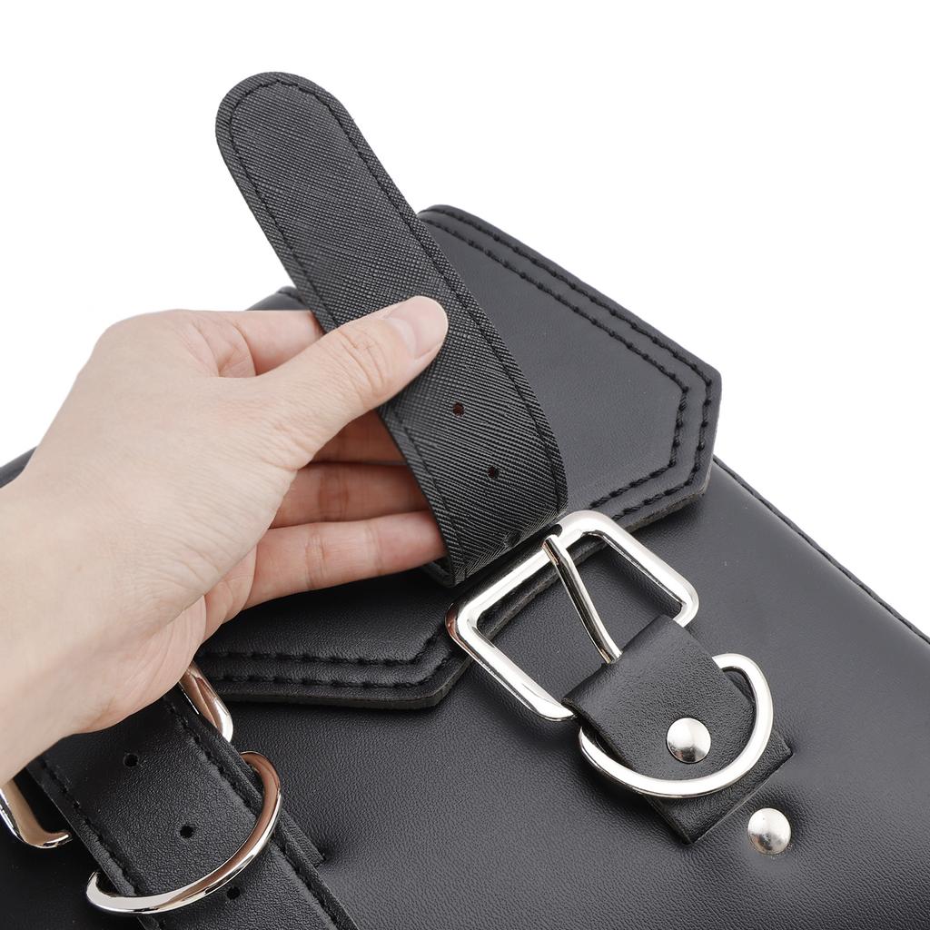 Tail Bag Side Saddlebag Tail Bag Luggage Pouch Storage Black 21L For Motorbike