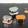 New Stainless Steel Food Container Stackable Silicone Lid Snack Container Sealed Reusable Fruit Storage Box
