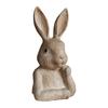 Nordic Cute White Rabbit Resin Figurine - Home Decor & Photo Prop