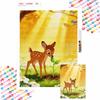 Bambi Deer Nature Forest Scenery Diamond Painting Mosaic Art Kit 5D Handmade Diy Gift Home Decoration