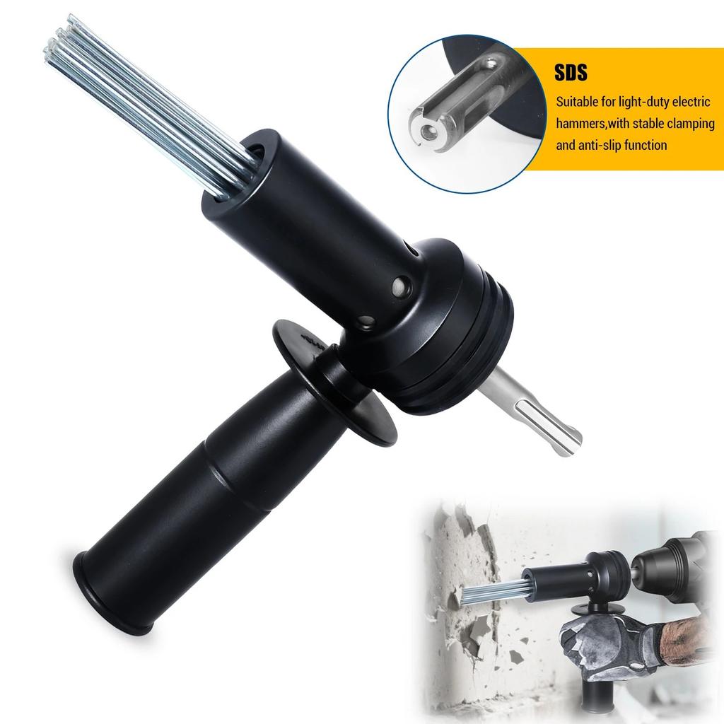 Electric Hammer Adapter Needle Scaler Rust Remover