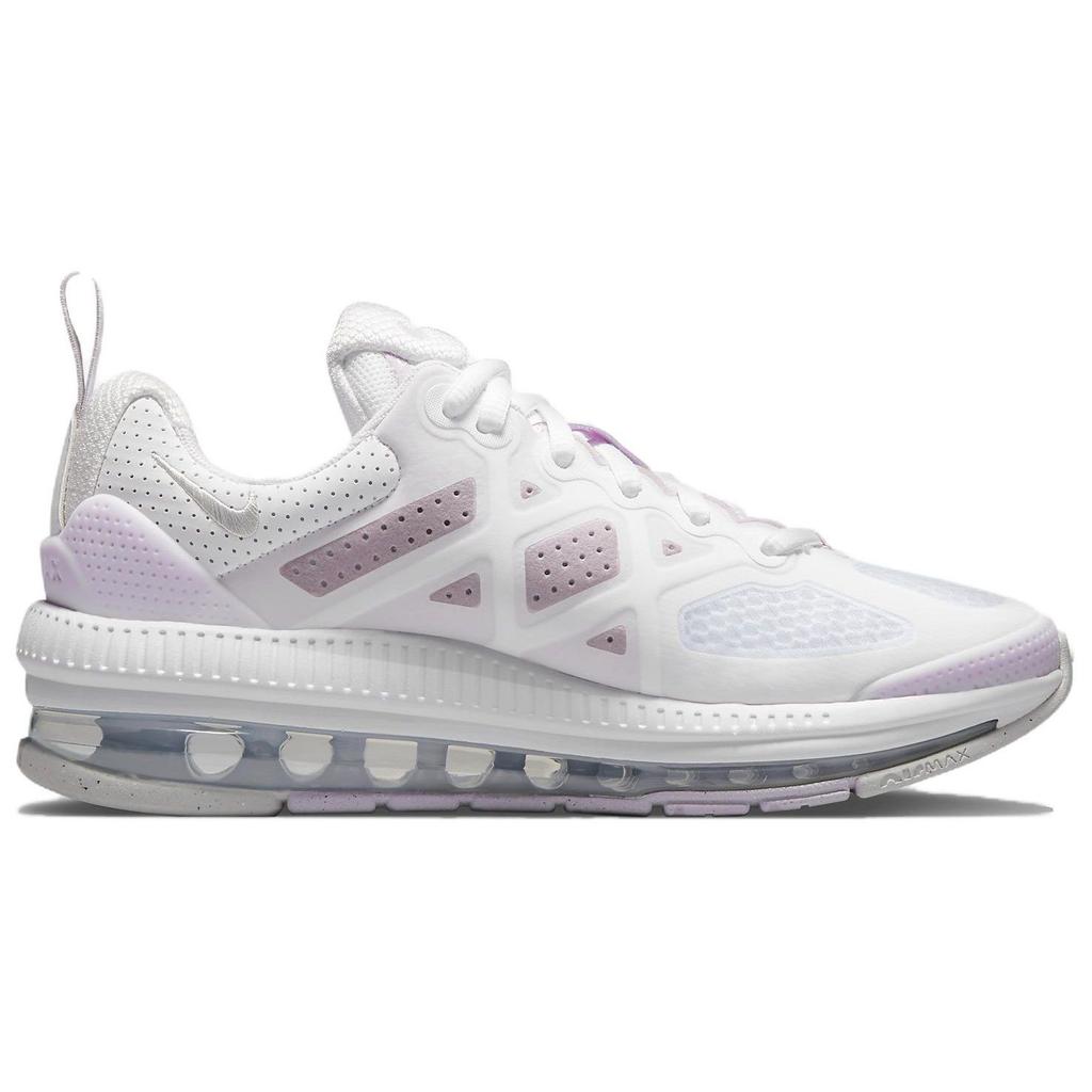 Nike Air Max Genome Retro Sports Comfortable Fashion Fabric Synthetic Leather Low Top Casual Running Shoes Women sneaker White Light-Purple CZ4652-102