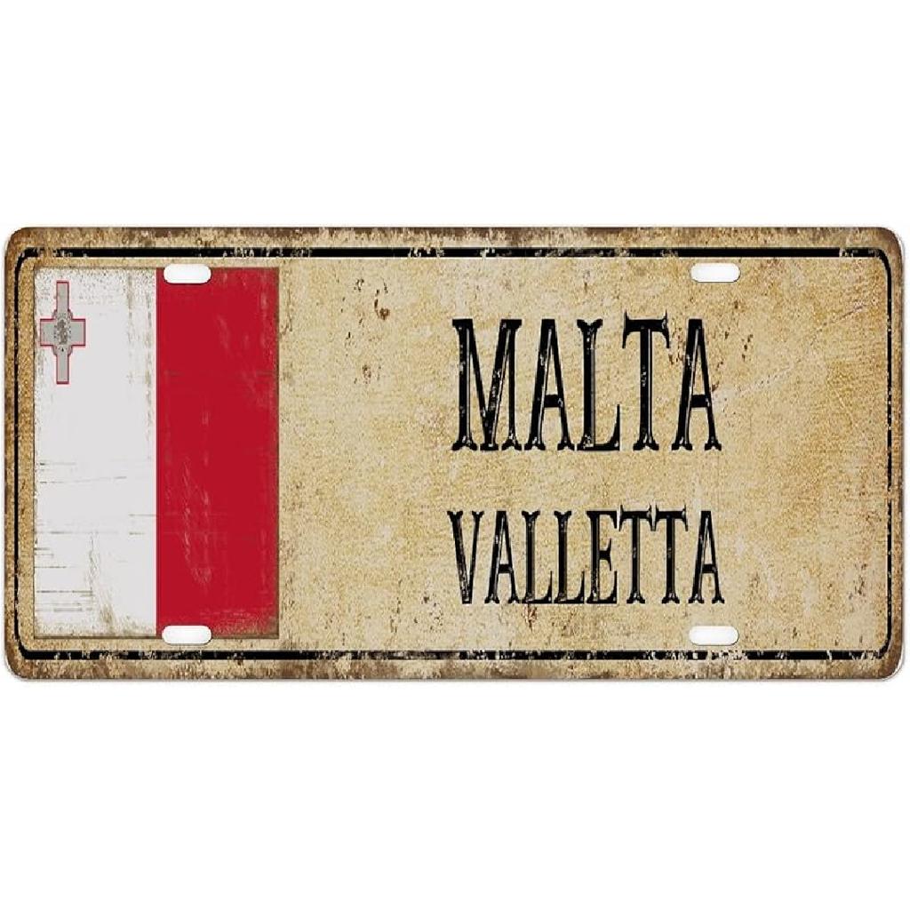 Saint Lucia Vanity License Plates National Flag Castries Vintage Metal License Plate Country Souvenir Gift Aluminum Metal License Plate Car Tag to