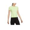 Swoosh Versatile Comfortable Simple Short Sleeve Regular T-Shirt Women T-Shirts Green HQ8080-701
