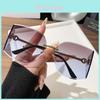 Retro Metal Frame Sun Glasses With Black Lenses For Casual Outdoor And Cycling Use