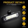 2 Stück Canbus LED Kennzeichenleuchte für Ford Mustang 2010-2014 Focus Fusion Flex Taurus Lincoln MKS MKT MKX Mercury Milan