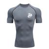 Dragon Design Men's Sports T-shirt Training Fitness Compression Workout T-Shirt Rashgard Tops Quick Dry Short Sleeve T-Shirt
