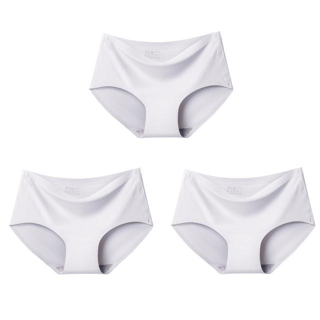 CINOON 3Pcs/lot Seamless Panty Set Underwear Female Comfort Intimates Fashion Female Low-Rise Briefs 10 Colors Lingerie